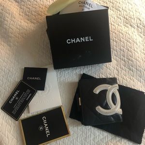 Authentic Chanel wallet porte bil mon